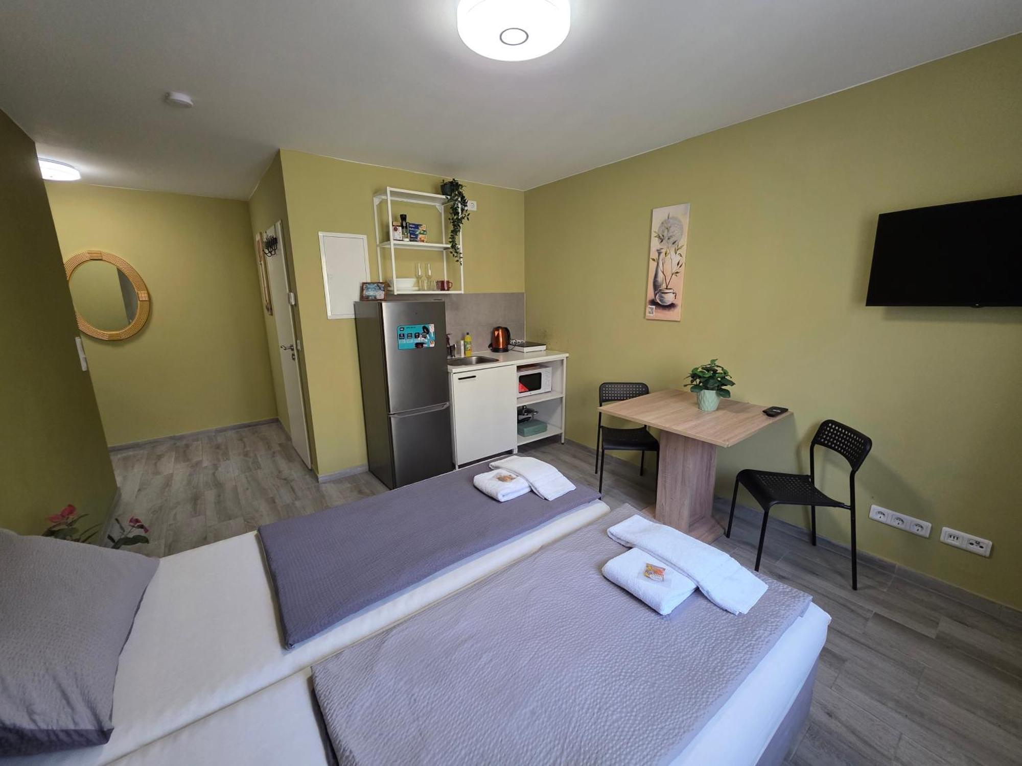 Modern Living Studio Kueche Netflix Inklusive Top Lage Nürnberg Szoba fotó